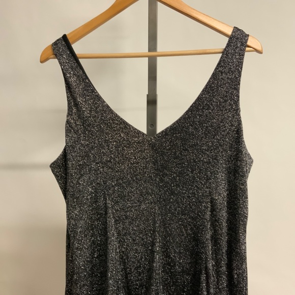 JS Collections Black Metallic Sleeveless Top - Size 2X - Picture 7 of 9